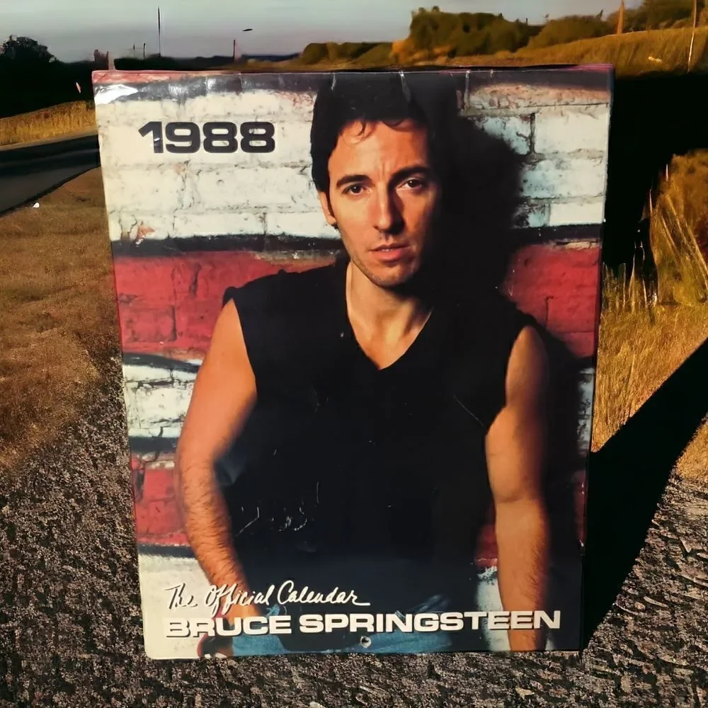 Bruce Springsteen 1988 Official Calendar Vintage Wall Decor Large Paper Photos. - Picture 5 of 16